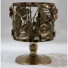 1 Bath & Body Works GOLD TROPICAL TOUCAN Pedestal 3 Wick Candle Holder Sleeve   162963334287